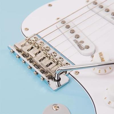 Vintage V6LB Reissued Laguna Blue elektrische gitaar - thumbnail