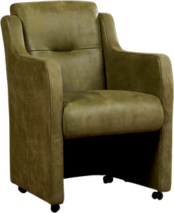 Olijfgroene leren landelijke eetkamerfauteuil Mass - Kenia Leer Olive (olijfgroen leer) Olijfgroene leren landelijke eetkamerfauteuil Mass - Kenia Leer Olive (olijfgroen leer)