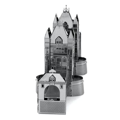 Eureka metal earth london tower bridge zilver editie - thumbnail