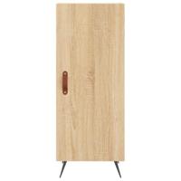 Dressoir 34,5x34x90 cm bewerkt hout sonoma eiken - thumbnail