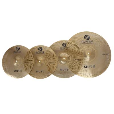 Fazley CYM-Mute-G Low Noise bekkenset goud 14-16-20 Fazley CYM-Mute-G Low Noise bekkenset goud 14-16-20