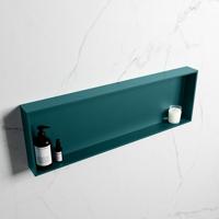 MONDIAZ EASY Nis 89,5x29,5cm in solid surface kleur Smag | Smag. 1 vak geschikt voor in- of opbouw - thumbnail