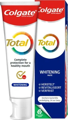Colgate Tandpasta total whitening 75 Milliliter Colgate Tandpasta total whitening 75 Milliliter