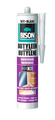 Bison Butyleenkit Wit Crt 300Ml*12 Nlfr - 1491005 1491005