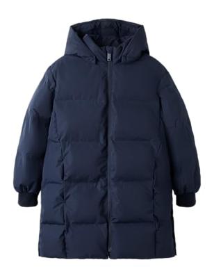 Name it winter winterjas meisjes - blauw - puffer, lang - NkfMusk