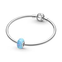 Pandora 791691C01 Bedel Opale Scent Ocean Blue zilver-synthetisch opaal - thumbnail
