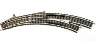 N Fleischmann Piccolo (met ballastbed) 9169 Gebogen wissel, Rechts 356.5 mm 45 ° 356.5 mm, 420 mm 1 stuk(s) N Fleischmann Piccolo (met ballastbed) 9169 Gebogen wissel, Rechts 356.5 mm 45 ° 356.5 mm, 420 mm 1 stuk(s)