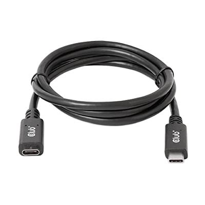 CLUB3D USB Gen1 Type-C Extensie kabel 5Gbps 60W(20V/3A) 4K60Hz M/F 1m/3.28ft
