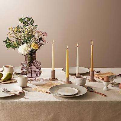 Bolsius gotische dinerkaars 8 stuks soft pearl 24,5 cm