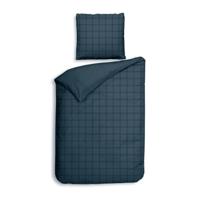 Heckett & Lane Heckett & Lane Diamante Dekbedovertrek 140x200x220 Maritime Blue - thumbnail