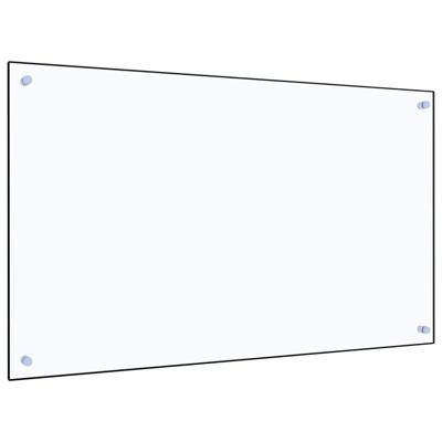 VidaXL Spatscherm keuken 100x60 cm gehard glas transparant