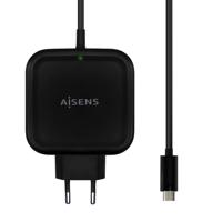 Oplader Aisens ASCH-1PD65WL-BK Zwart 65 W (1 Stuks) - thumbnail