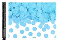 Gender reveal confetti kanon Blauw - Ready to pop 60cm - thumbnail
