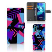 Motorola G8 Power Lite | Book Case | Funky Triangle - thumbnail