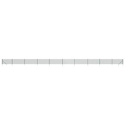 Gaashek met grondankers 0,8x25 m groen