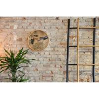 NeXtime NE-3230 Wandklok Tropica Ø40 Hout - thumbnail
