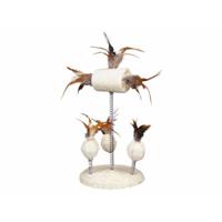 TRIXIE SPEELTJES OP SPIRAALVEREN LUFFA / SISAL 15X15X30CM 2 ST - thumbnail