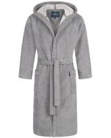 Morgenstern Morgenstern PHIL Heren Badjas dunkelgrau L - thumbnail