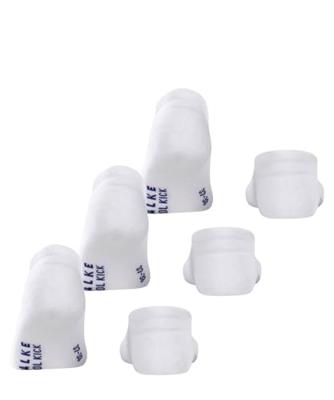 FALKE 3-paar Cool kick sneaker sokken - Enkelsokken voor dames en heren - Ademend - DSS13190 - Wit - DSS13190 - DSS13190 - DSS13190 - DSS13190