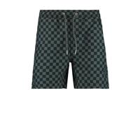 America Today geblokte zwemshort Arizona grijs/zwart - thumbnail