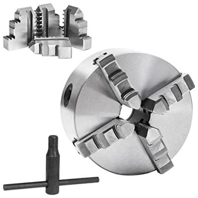 Klauwplaat met 4 bekken zelfcentrerend 125 mm staal