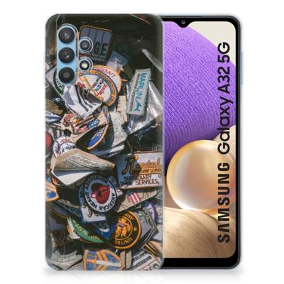 Samsung Galaxy A32 5G | Siliconen hoesje | met foto Badges Samsung Galaxy A32 5G | Siliconen hoesje | met foto Badges