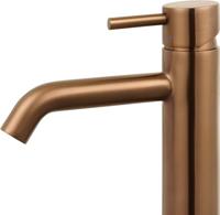 Saqu Eurotrend wastafelkraan geborsteld koper - thumbnail