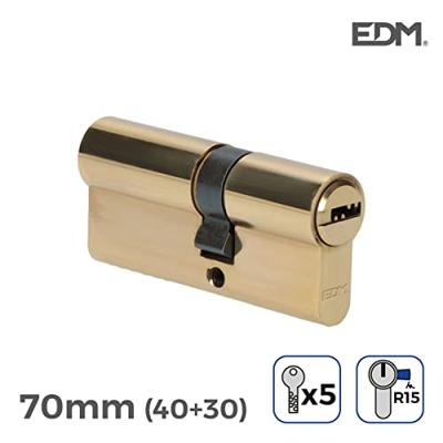 Cilinder EDM 85169 r15 Gouden Blik Lange hendel Europees Cilinder EDM 85169 r15 Gouden Blik Lange hendel Europees