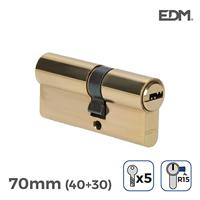 Cilinder EDM 85169 r15 Gouden Blik Lange hendel Europees - thumbnail