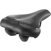 Selle Monte Grappa Monte grappa zadel asola 6200 gel plus elastomeer rail zwart - thumbnail