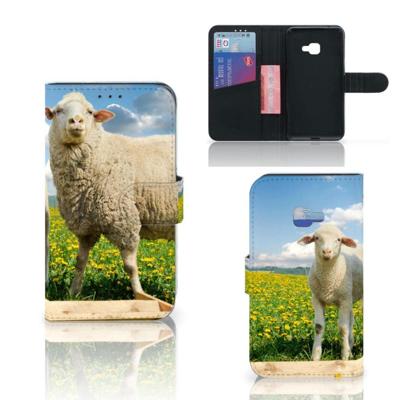 Samsung Galaxy Xcover 4 | Xcover 4s | Telefoonhoesje | Met pasjeshouder | Schaap en Lammetje Samsung Galaxy Xcover 4 | Xcover 4s | Telefoonhoesje | Met pasjeshouder | Schaap en Lammetje
