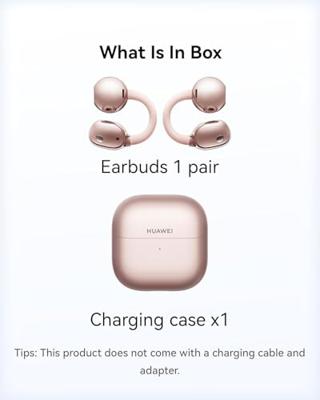 Bluetooth clip-on koptelefoon Huawei Roze goud