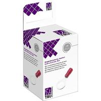 TRU COMPONENTS T2010C285 Ringkabelschoen Dwarsdoorsnede (max.)=1.5 mm² Schachtdiameter=8.4 mm Deels geïsoleerd Rood 25 stuk(s) - thumbnail