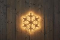 Smd sneeuwvlok 42x38 cm 270led warm wit IP44 Anna's Collection - Annas collection - thumbnail