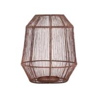 PTMD windlicht justy s koperkleurig 27 cm | 4 stuks - thumbnail