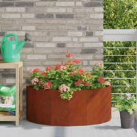Plantenbak Roestig 90 x 45 x 35 cm Cortenstaal - thumbnail