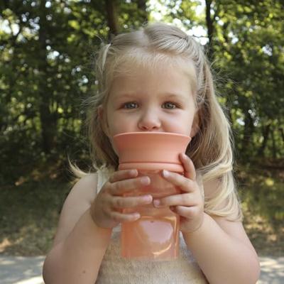 Difrax Anti-Lek Beker 360 Graden Peachy 250ml