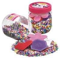 Hama strijkkralenset in pot, 4000st. - thumbnail
