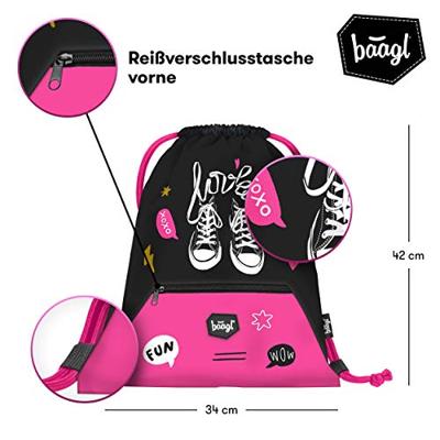 Sneakers Gymtas met Rits