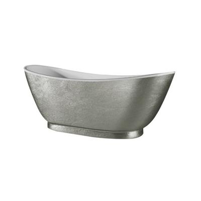 Best Design Vrijstaandbad Silvercreek 175x75x68 cm Zilver