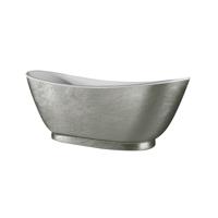 Best Design Vrijstaandbad Silvercreek 175x75x68 cm Zilver - thumbnail