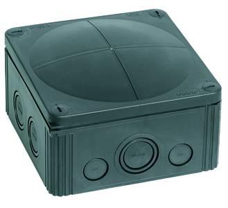 Wiska COMBI 1010/5/S Aftakkast (l x b x h) 140 x 140 x 82 mm Zwart (RAL 9005) IP66/IP67 1 stuk(s)