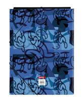 Ringmap El Niño Roller Blauw Zwart A4 26 x 33.5 x 2.5 cm - thumbnail