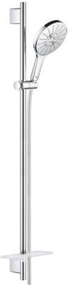 Grohe Rainshower Smartactive 150 glijstangset met 3 straalsoorten chroom Grohe Rainshower Smartactive 150 glijstangset met 3 straalsoorten chroom