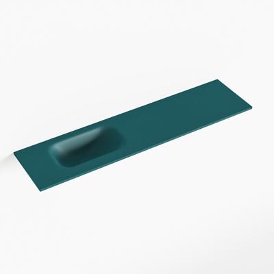 MONDIAZ EDEN Smag solid surface inleg wastafel voor toiletmeubel 90cm. Positie wasbak links