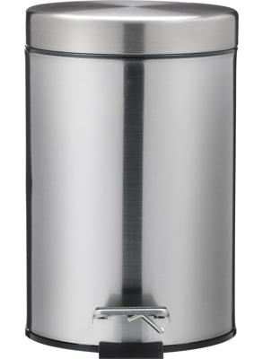 HEMA Pedaalemmer 3L rvs (grijs)