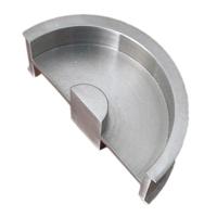 HDD Pro Schuifdeurkom Inkapschelp Hdd Halve Maan Massief 38mm Inox Plus - thumbnail