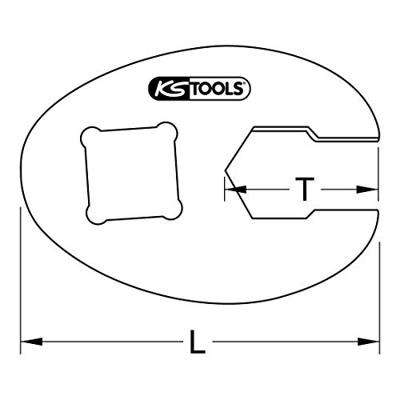 KS Tools 9133817 Insteekdopsleutel