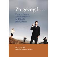 Zo gezegd... - L. de Wit, Martine Pieters- de Wit - Paperback (9789402904437) - thumbnail
