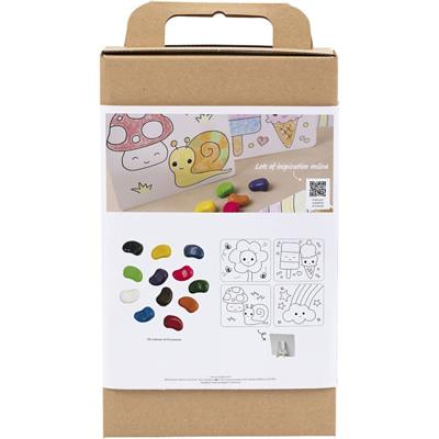 Creativ Company Hobbyset inkleuren, tekenbord, standaardkleuren, 1 doos Creativ Company Hobbyset inkleuren, tekenbord, standaardkleuren, 1 doos